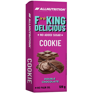 ALLNUTRITION 4 x Fitking Cookie Double Chocolate 128g