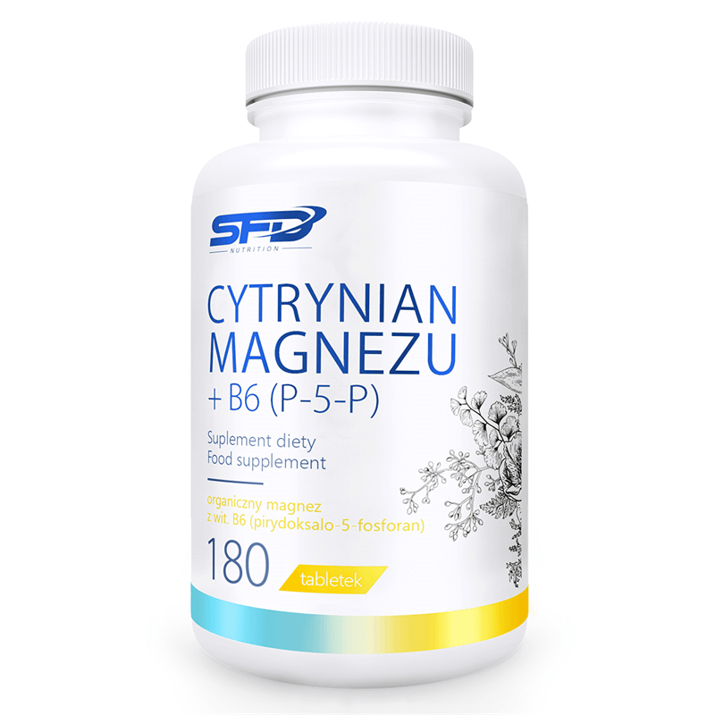 SFD NUTRITION CITRAT DE MAGNEZIU + B6 (P-5-P)