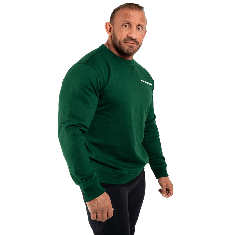 ALLNUTRITION BLUZĂ PENTRU BĂRBAȚI GREEN & WHITE