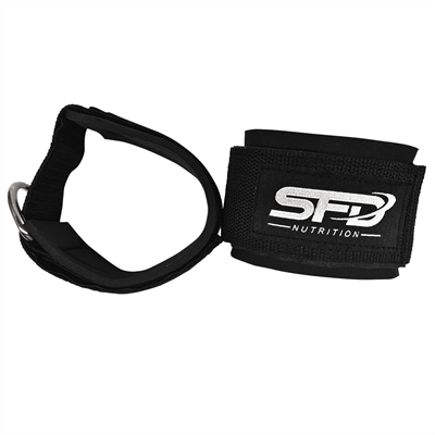 SFD NUTRITION BENZI DE ANTRENAMENT PENTRU GLEZNĂ BLACK