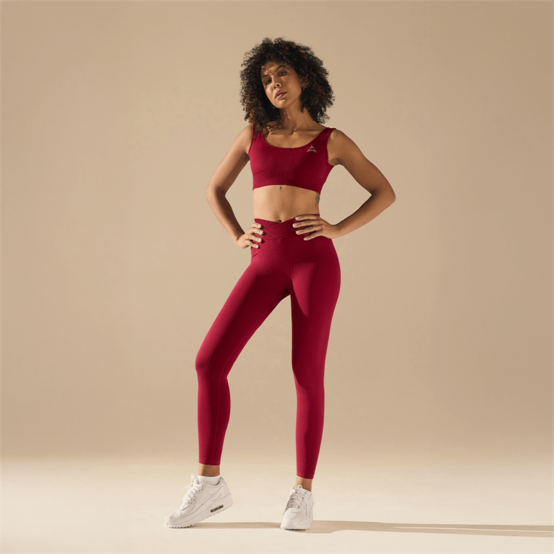 Allwear COLANȚI FĂRĂ CUSĂTURI V-WAIST BURGUNDY
