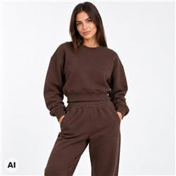Bluză de damă Cozy Club Brown