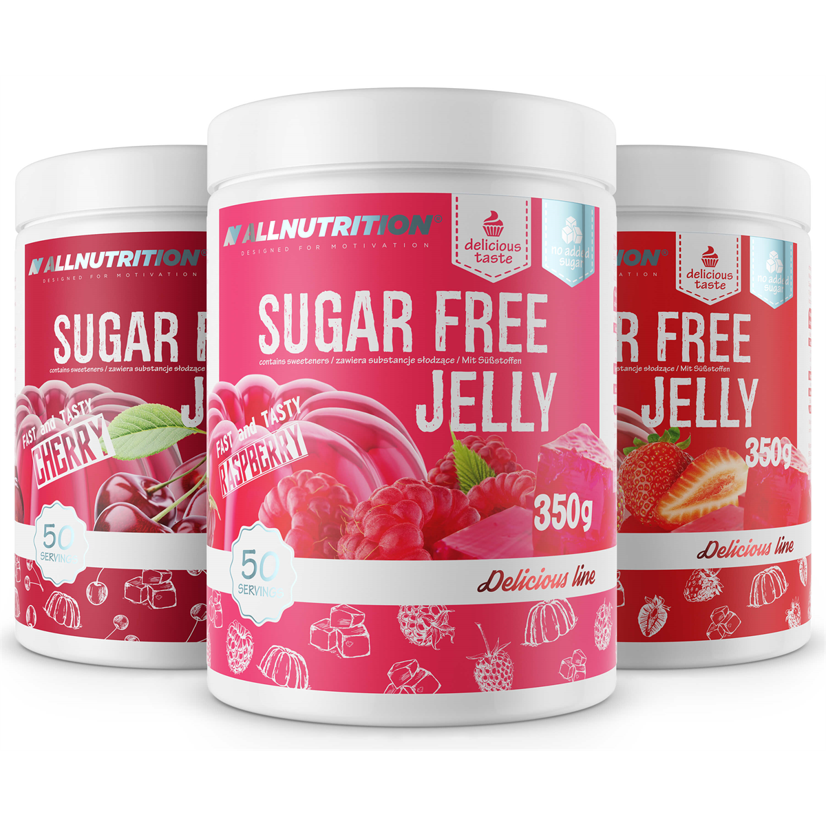 Sugar Free Jelly 350g ALLNUTRITION • 54 Lei • CEL MAI IEFTIN